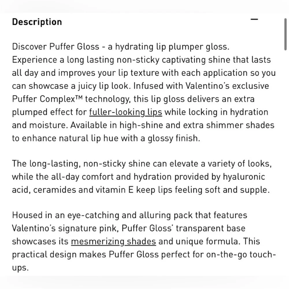 Valentino Puffer Gloss - Chilli Cherie 140